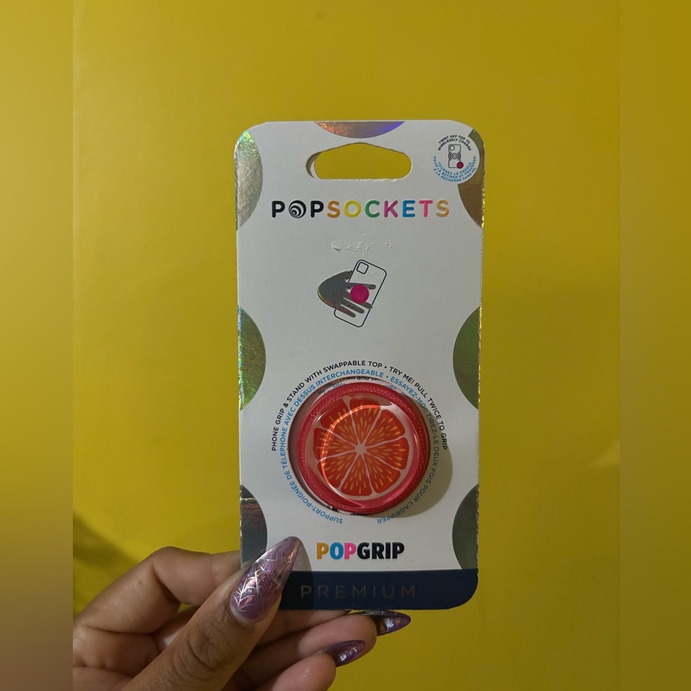 PopSocket PopGrip Citrus Slice Design